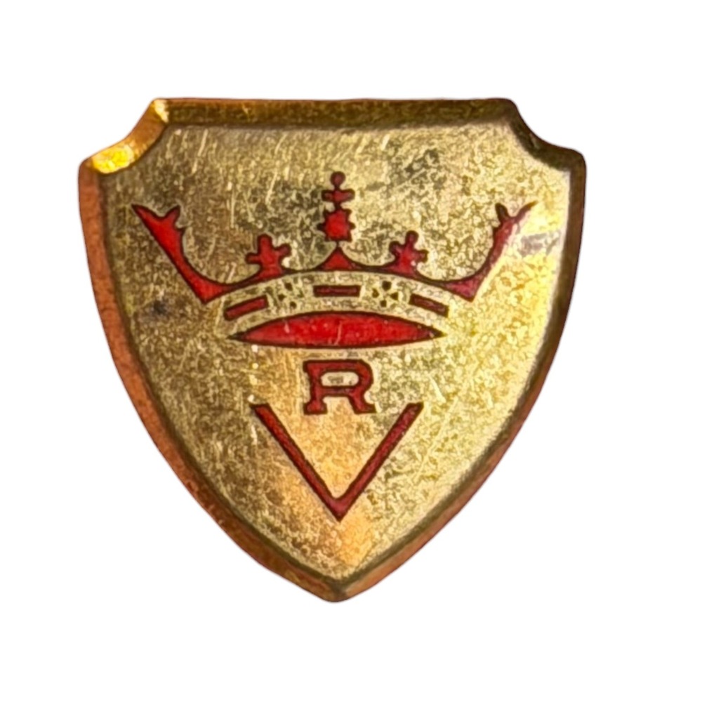 Vintage 1968 Vancouver Royals NASL Soccer Football Gold Tone Lapel Pin